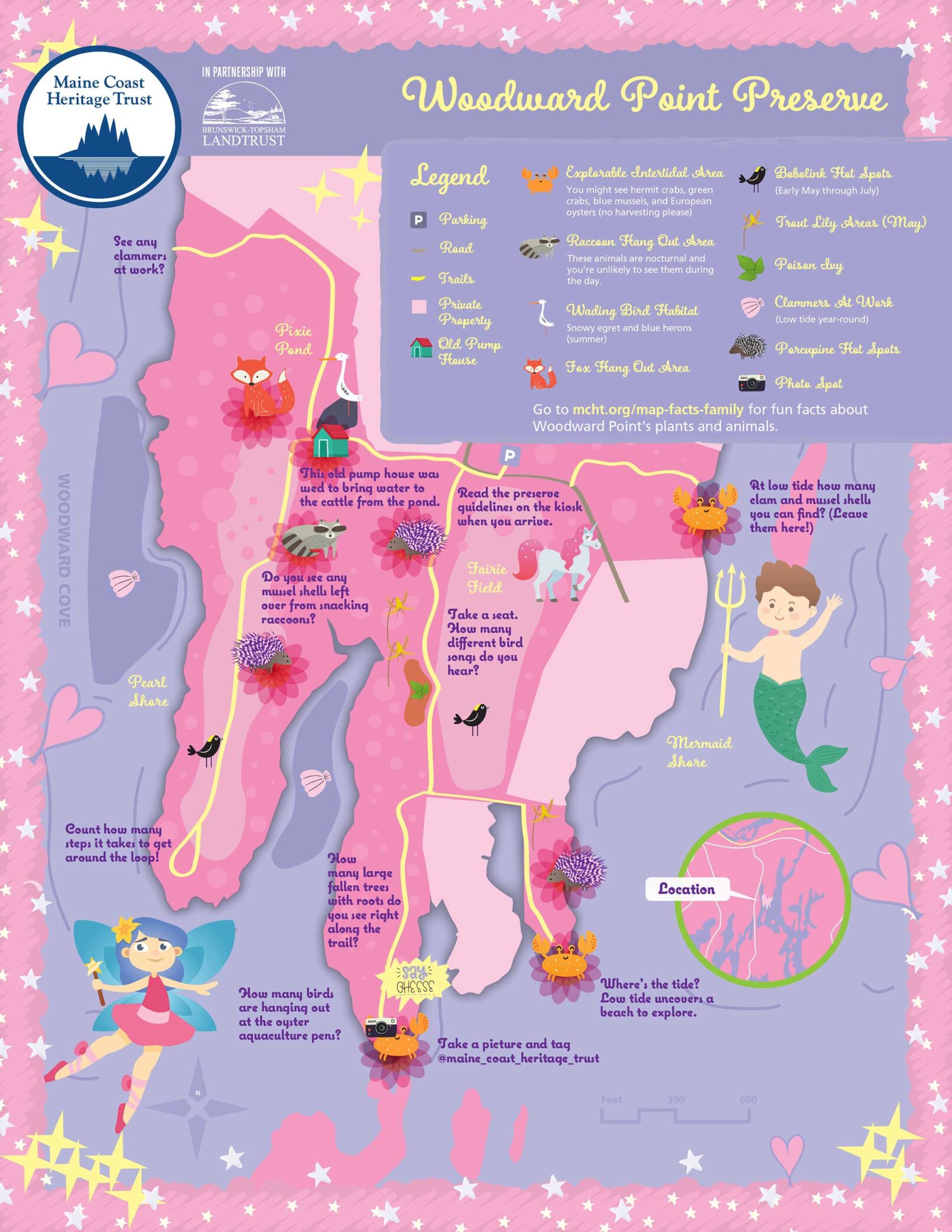 MCHT Woodward Preserve Fairy Map