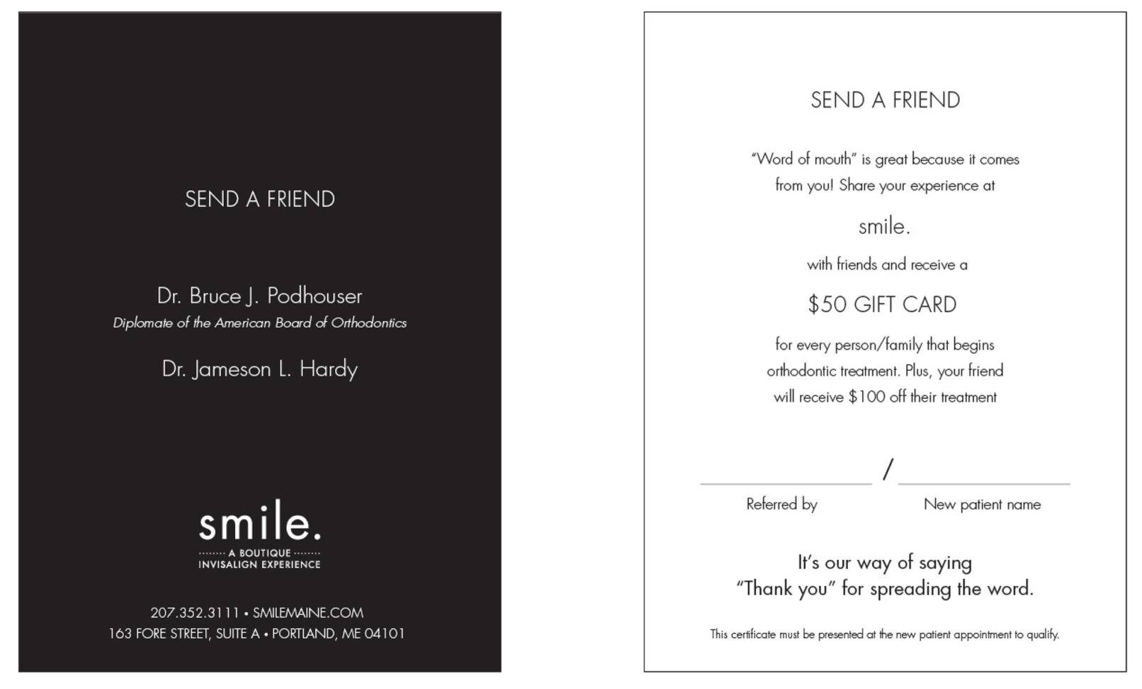 smile send a friend cards